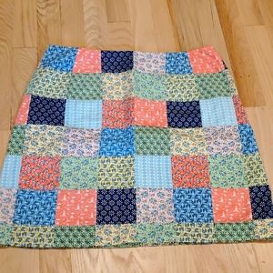 Vineyard vines Patchwork skirt size 8